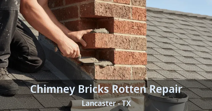 Chimney Bricks Rotten Repair Lancaster - TX
