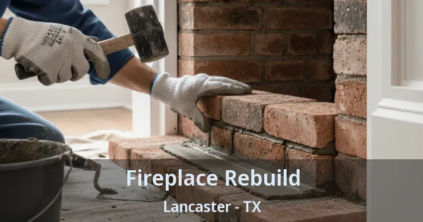 Fireplace Rebuild Lancaster - TX
