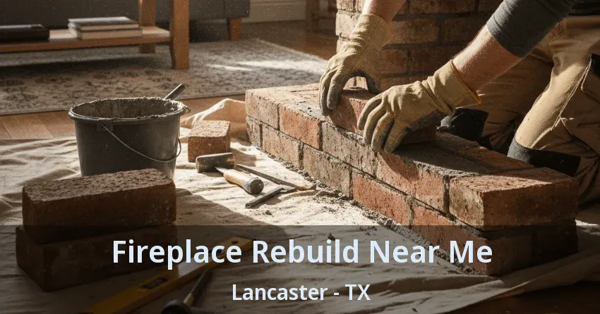 Fireplace Rebuild Near Me Lancaster - TX