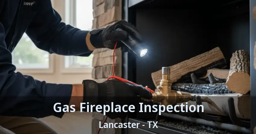 Gas Fireplace Inspection Lancaster - TX