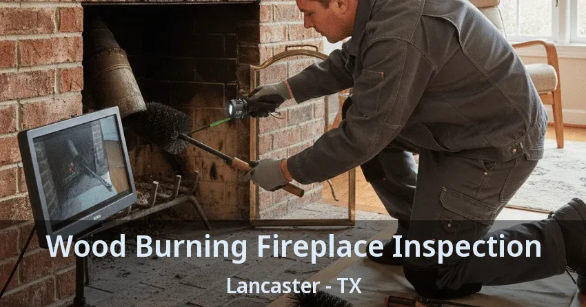 Wood Burning Fireplace Inspection Lancaster - TX Wood Burning Fireplace Inspection Lancaster - TX
